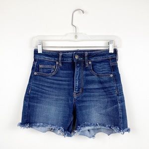 American Eagle Jean Shorts Super Hi Rise Shortie